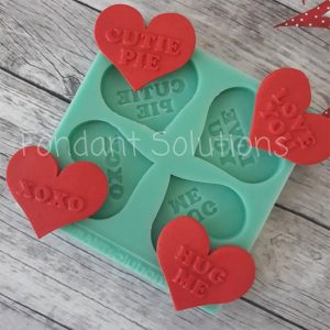 Fondant Solutions Words From the Heart Mould