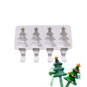 Silicone Christmas Tree Cakesicle Mould