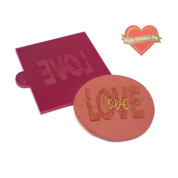 Fondant Debosser Double Heart