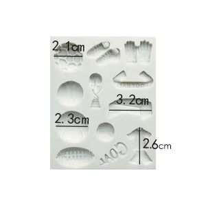 Alternative view of Silicone Soccer Theme Mould