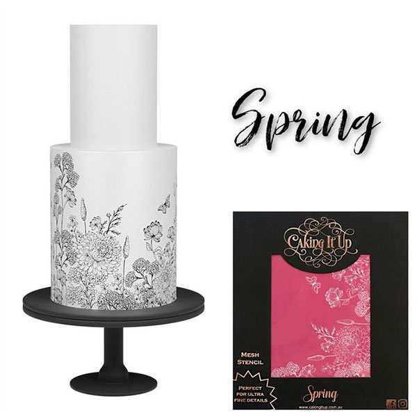 Original Caking It Up Mesh Stencil Spring