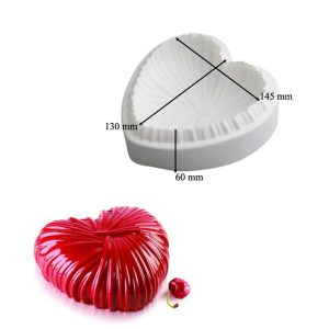 Alternative view of Silicone Wrapped Heart Mould