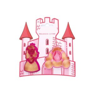 Plastic Cookie Cutter Princess & Carriage
