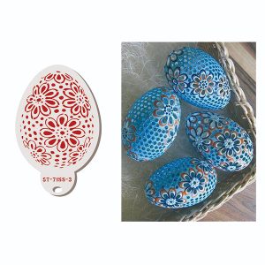 Alternative view of Stencil Egg Set C
