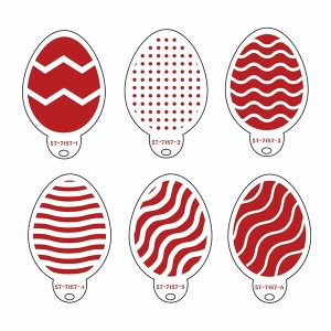 Stencil Egg Set A