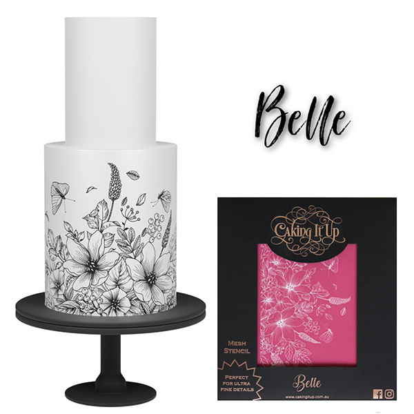 Original Caking It Up Mesh Stencil Belle