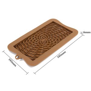 Alternative view of Silicone Chocolate Circular Pattern Slab Mould