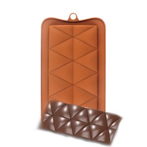 Silicone Chocolate  Diamond Pillow Slab Mould