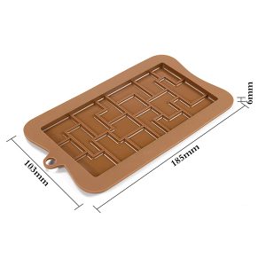 Alternative view of Silicone Chocolate Tetris Slab Mould
