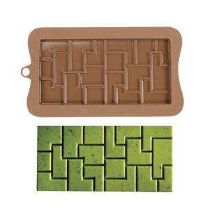 Silicone Chocolate Tetris Slab Mould