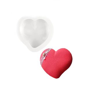 Silicone Mini Curved Heart Mould