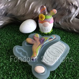 Fondant Solutions Gnome Bunny Mould
