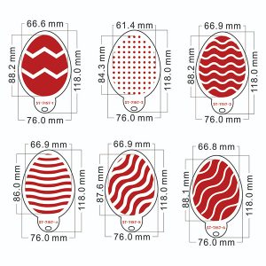 Alternative view of Stencil Egg Set A