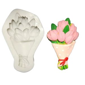Silicone Bunch of Tulips Mould