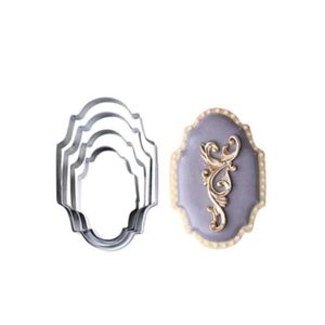 Plaque Cutter Set Oval Square