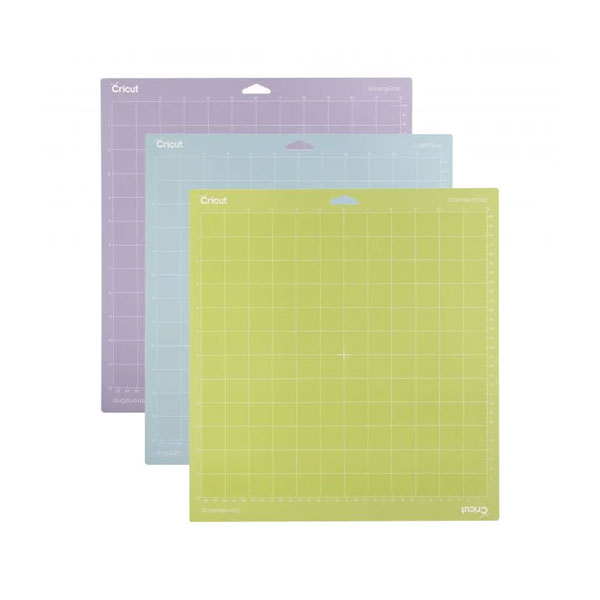 Cricut Explore/Maker LightGrip, Standard, StrongGrip Machine Mat Pack