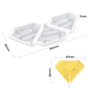 Alternative view of Silicone Super M Lollipop Mould