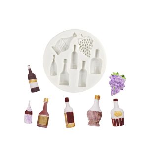 Silicone Grapes & Bottles Mould