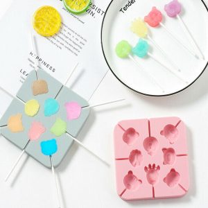 Silicone Lollipop Mould Animals 1