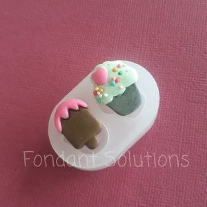 Fondant Solutions Mini Cupcake & Ice Cream Mould