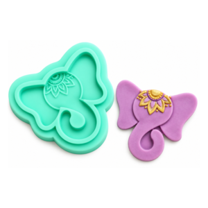 Silicone Royal Elephant Head Mould