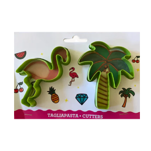 Plastic Cookie Cutter Set Tropical