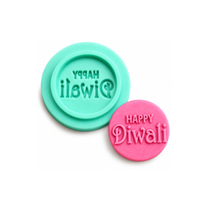 Silicone Happy Diwali 3cm Mould