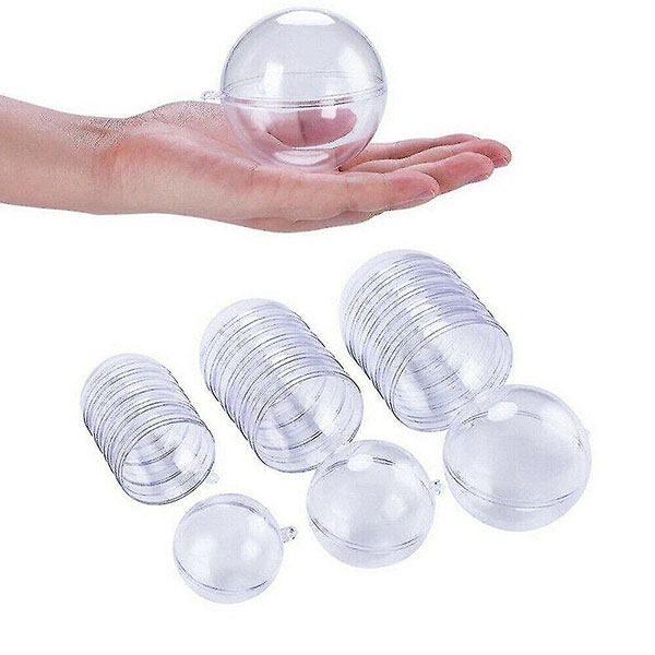 Acrylic Fillable Baubles Round - Image 4