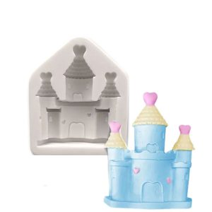 Silicone Rounded Heart Castle Mould
