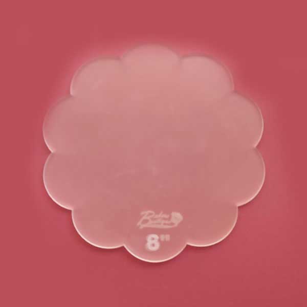 8″ Acrylic Scallop Guide Disk Set – Bakers Boutique