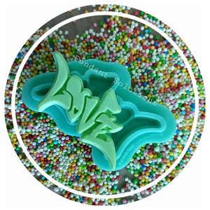 Fondant Solutions Love Graffiti Mould