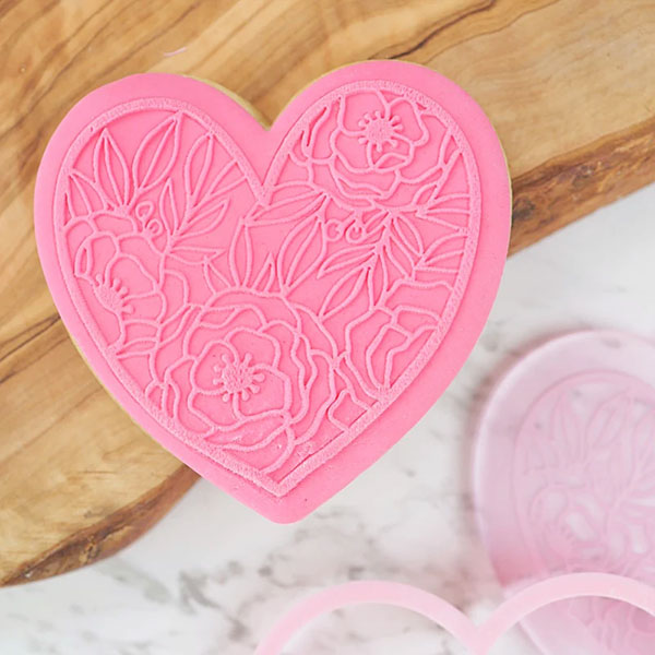 Sweet Stamp Amy Jane Stamp & Cut - Rose Heart