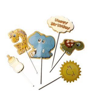 Cake Topper Happy Birthday Safari Party