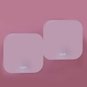 Acrylic Curved Square Cake Disk Set