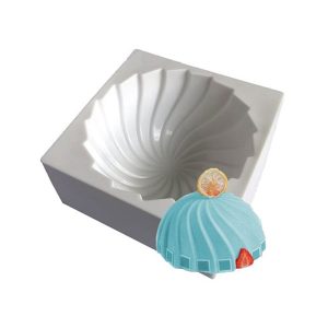 Silicone Large Swirl Dome Mould