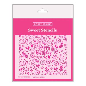 Sweet Stencils Birthday Floral