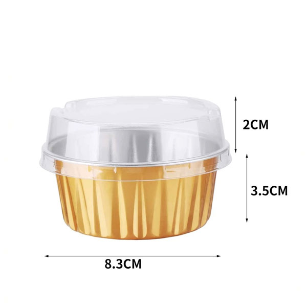 Foil Baking Baking Cup with Lid - Image 2