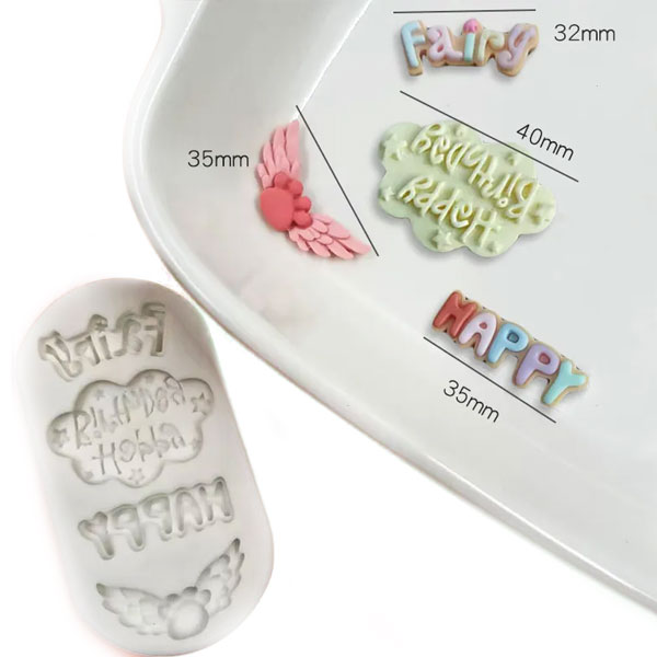 Silicone Multi Small Happy Birthday Mould