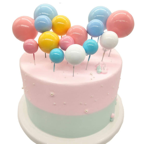 Faux Ball Cake Topper Set of 12 Bakers Boutique