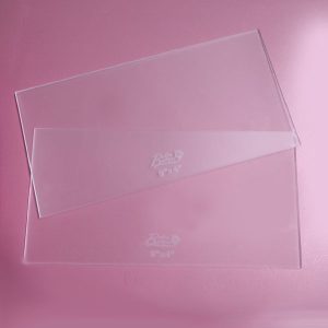 Acrylic Rectangle Cake Disk Set