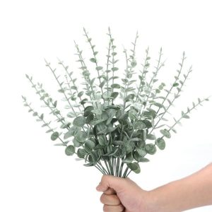 Cake Topper Plastic Penny Eucalyptus