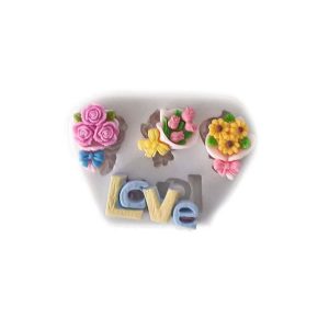 Silicone Minis Cute Love Bouquet Mould