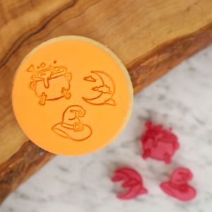 Sweet Stamp Embosser Elements - Cauldron, Moon, Witches Hat