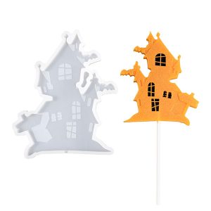 Silicone Haunted House Lollipop Mould