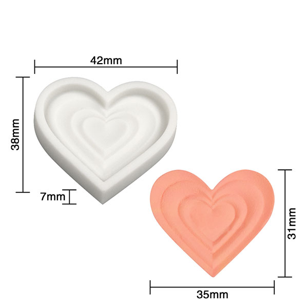 Silicone Heart Beat Mould - Image 2