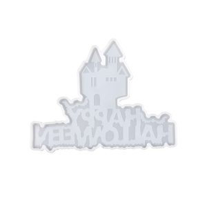 Silicone Happy Halloween Haunted House Lollipop Mould