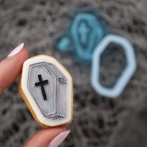 Sweet Stamp Halloween Mini Stamp & Cut - Coffin