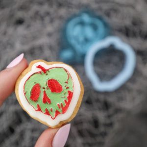 Sweet Stamp Halloween Mini Stamp & Cut - Poison Apple Skull