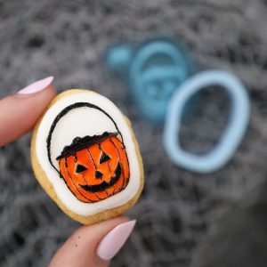 Sweet Stamp Halloween Mini Stamp & Cut - Trick or Treat Pumpkin Bucket
