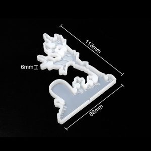 Alternative view of Silicone Tree in Graveyard Lollipop Mould